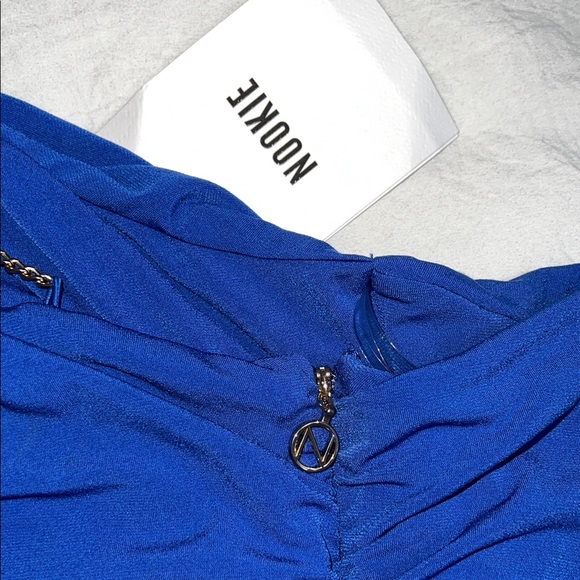 Nookie Elegant Blue Halter Dress - Picture 4 of 4